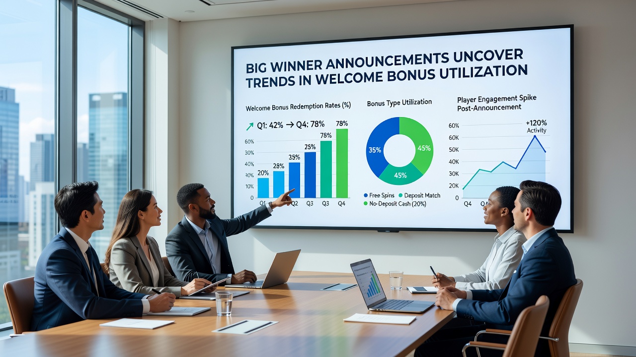 Analysis of welcome bonus trends from casino big winner announcements