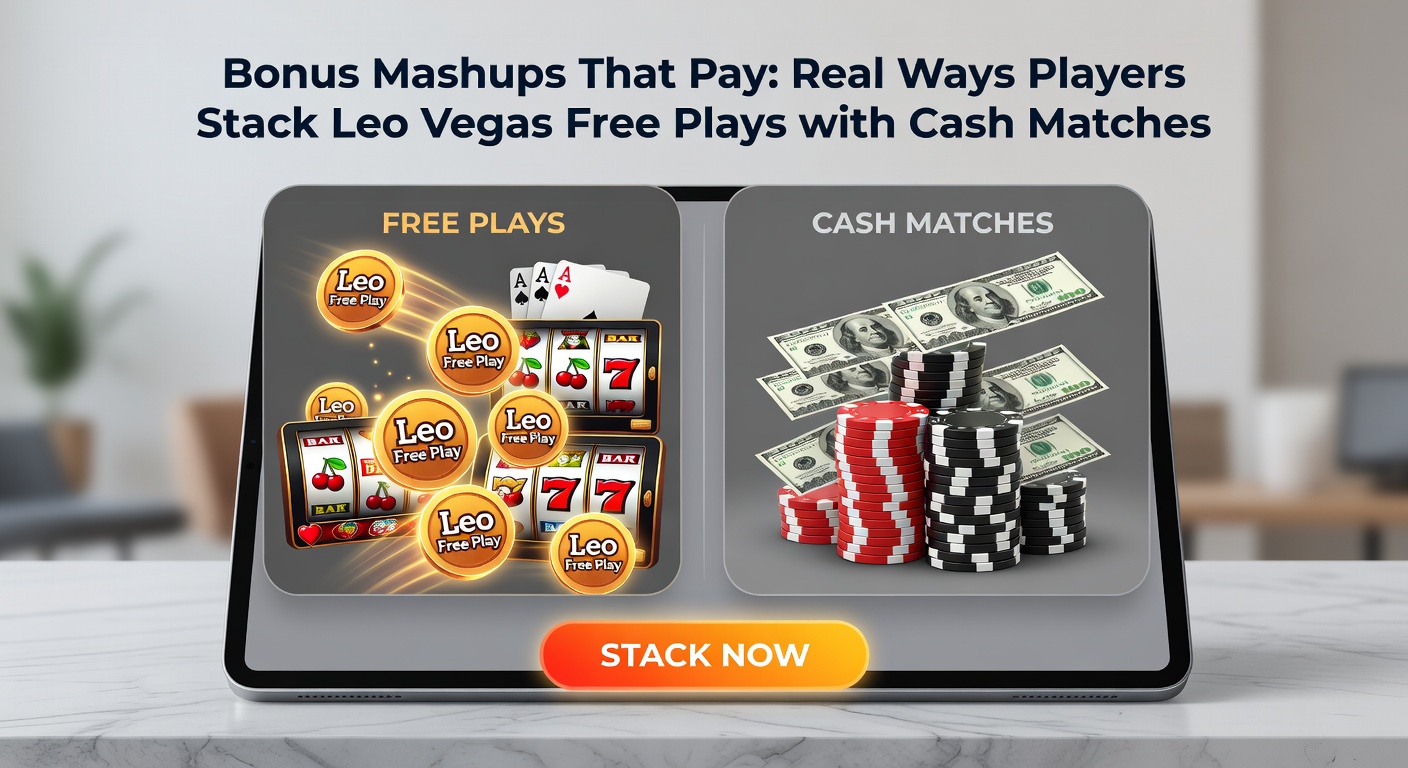 Screenshot of a successful Leo Vegas withdrawal after stacking free plays and cash match bonuses, displaying balance and promo details