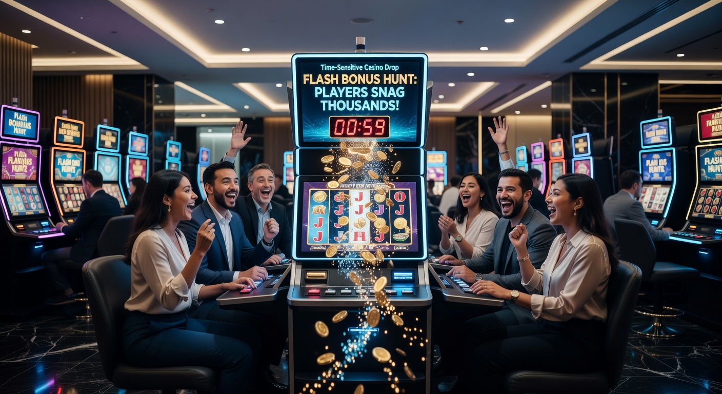 Screenshot of a live flash bonus drop counter ticking down with players claiming rewards in real-time