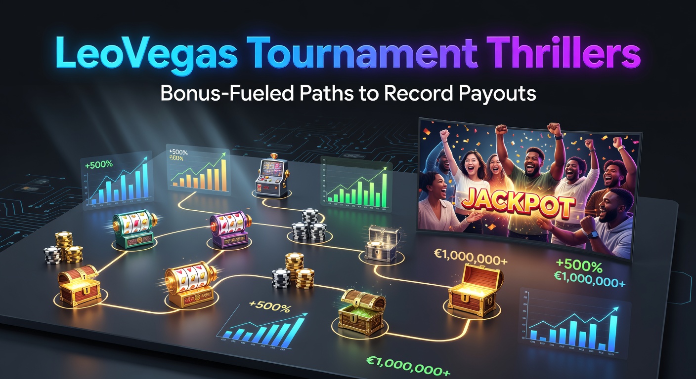 LeoVegas players competing in a high-stakes tournament leaderboard, with bonus icons highlighting boosted entries