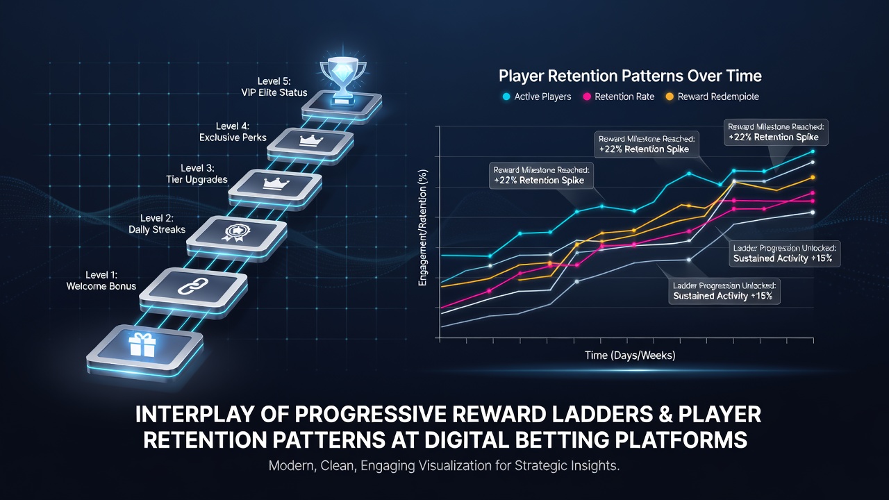Chart showing player retention curves segmented by loyalty tier progression